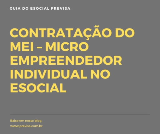 contratacao do mei micro empreendedor individual no esocial