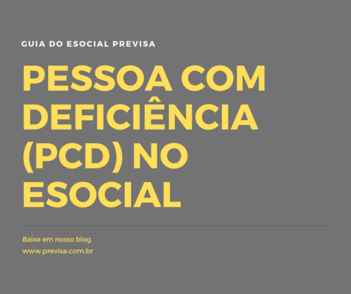 pessoa com deficiencia pcd no esocial