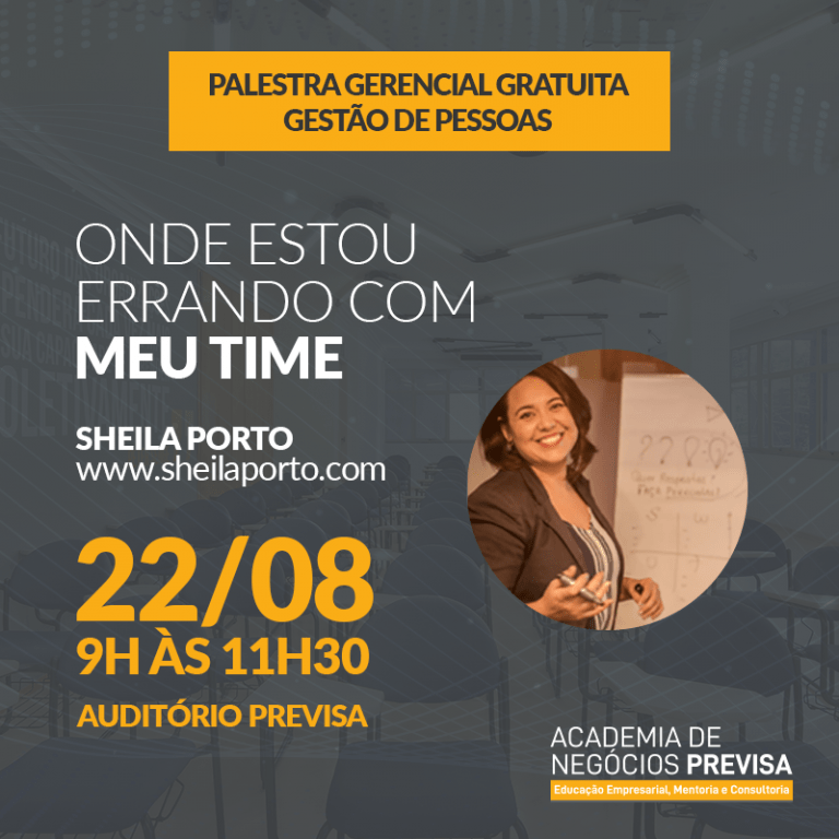 PALESTRA GERENCIAL PRESENCIAL SOBRE RECURSOS HUMANOS E LIDERANÇA