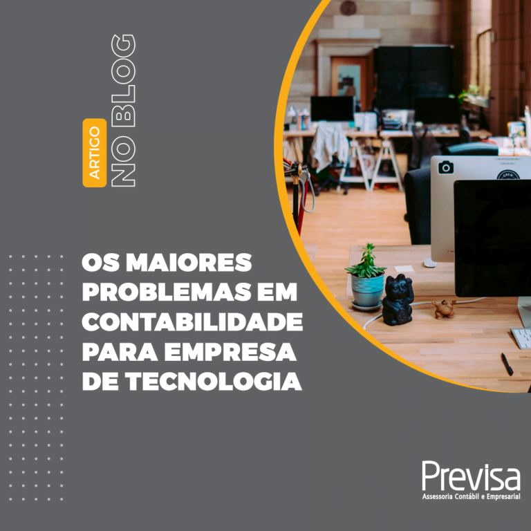 Problemas contabilidade para empresa de tecnologia