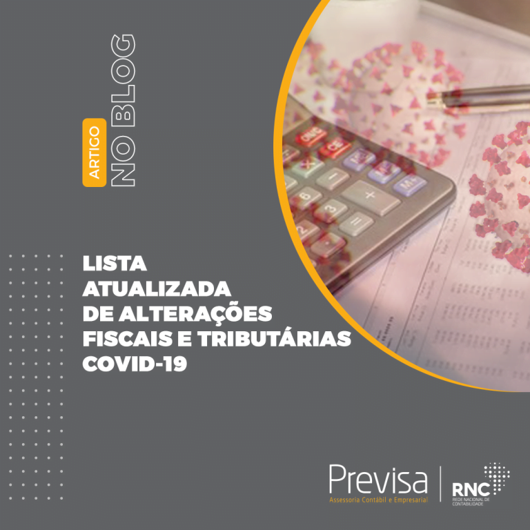 alterações fiscais e tributárias