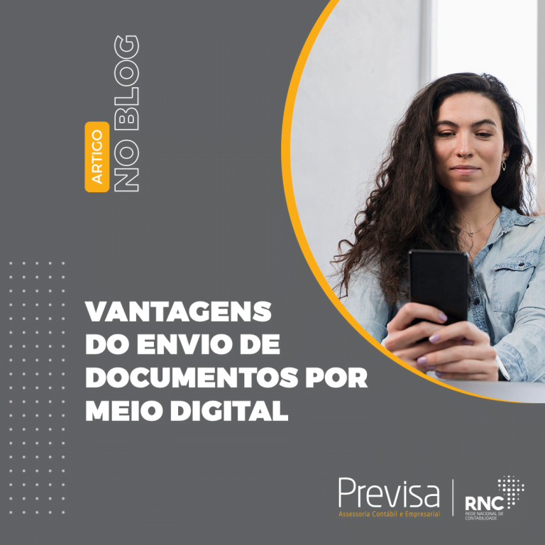 Envio de documentos por meio digital