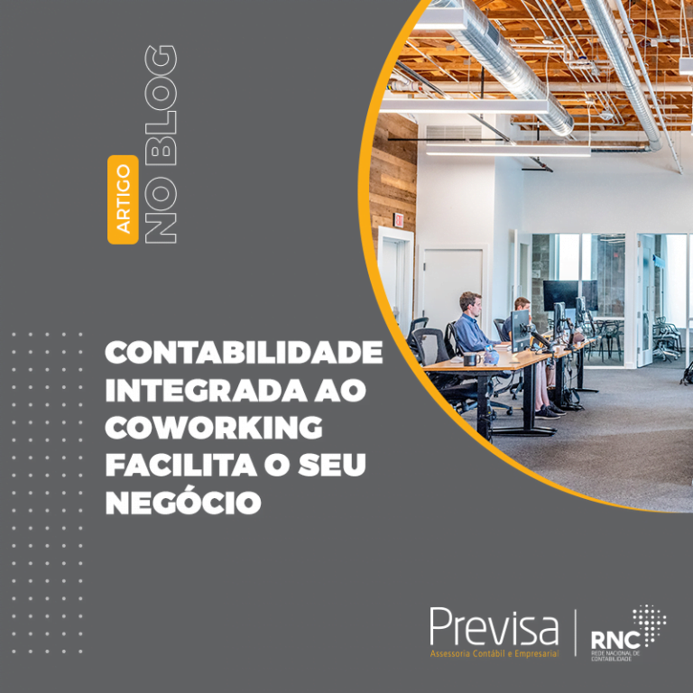 Contabilidade integrada ao Coworking