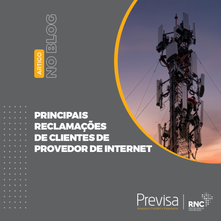 Reclamações de provedores de internet