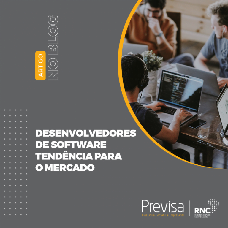 Tendência do mercado de desenvolvedores de software