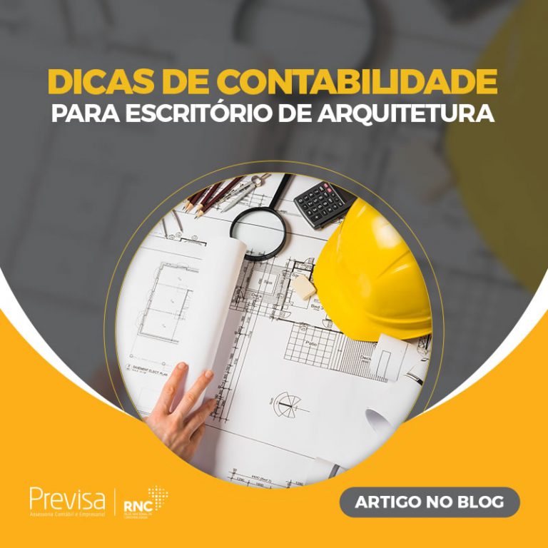 Contabilidade para escritório de arquitetura