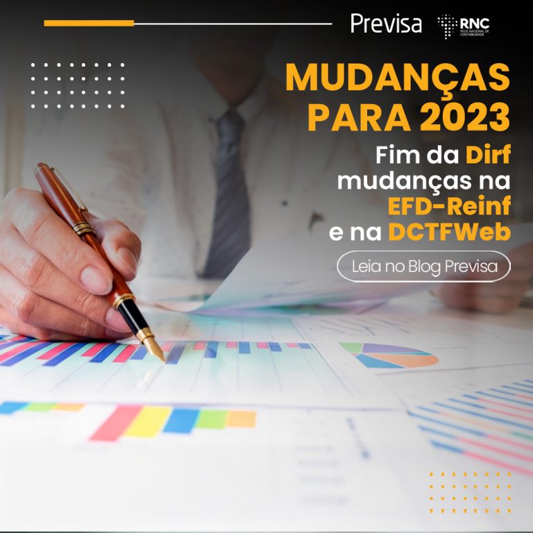 fim da Dirf mudanças na EFD Reinf e na DCTFWeb